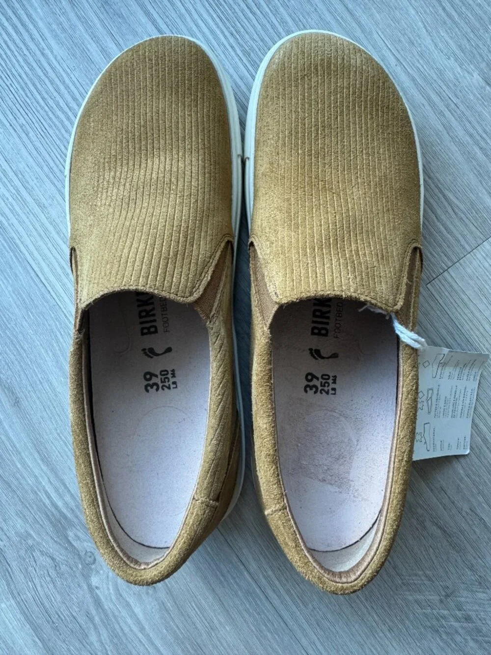 Birkenstock Oswego Slip-On Sneakers Cork Brown NWT